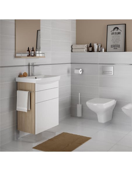 Мебель для ванной Cersanit Smart 60 ясень, белый - 2