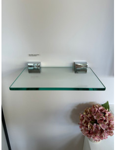 Glass shelf 22x32cm, 5597305H7,chrome