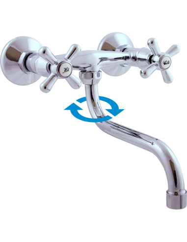 Kitchen faucet MORAVA - Barva ZLATÁ - lesklá,Rozměr 150 mm