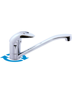 Sink lever mixer - Barva chrom,Rozměr 3/8''