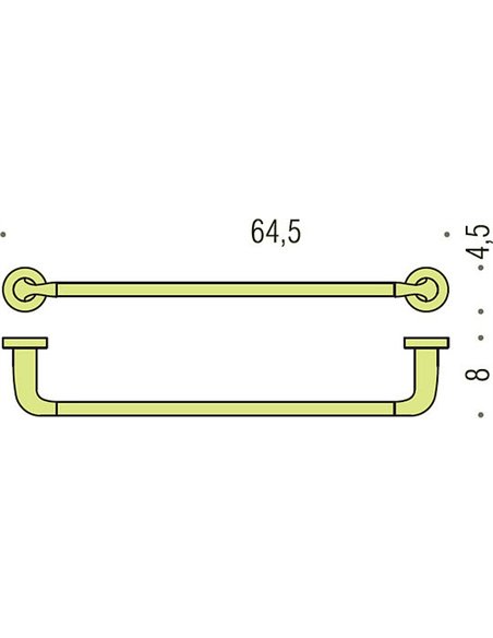 Colombo Design Towel Holder Basic B2711 - 2