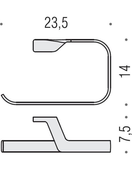 Colombo Design dvieļu turētājs Alize B2531 - 2