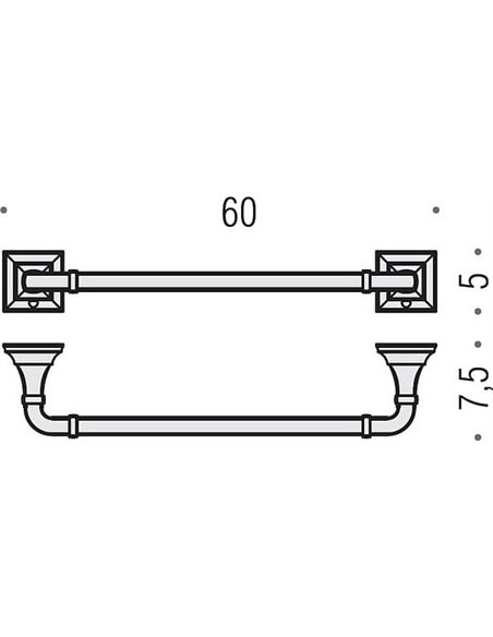 Полотенцедержатель Colombo Design Portofino B3211 хром - 3