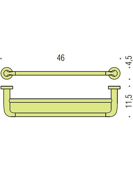 Colombo Design Towel Holder Basic B2788 - 2