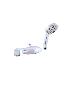 Bath lever mixer DUNAJ - 3 hole - Barva chrom,Rozměr 1/2''