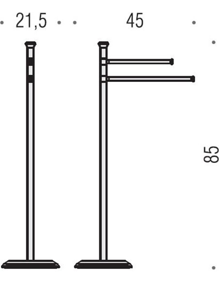 Colombo Design dvieļu turētājs Portofino B3238.000 - 3