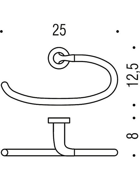 Colombo Design Towel Holder Basic B2731 - 2