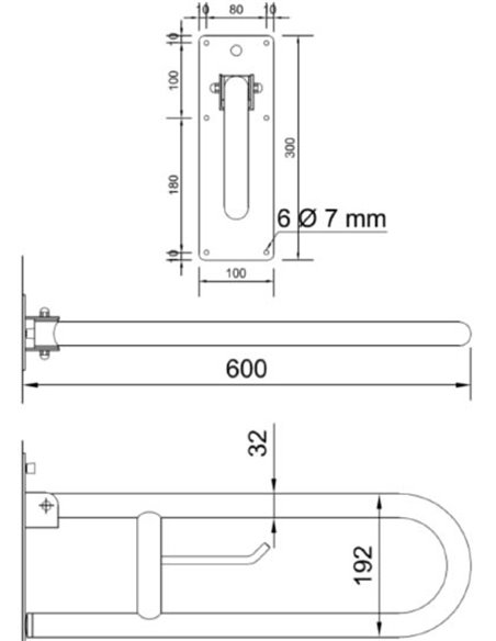 Nofer Handrail 15051.60.S - 2