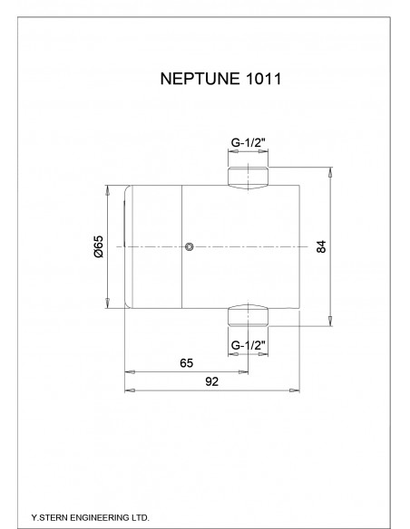 Stern caurplūdes krāns dušai ar sensoru NEPTUNE 1011 - 2