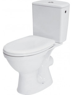 Cersanit WC kompaktpods ar vāku, horizontālais izvads - 1