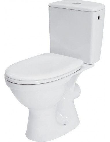 Cersanit WC kompaktpods ar vāku, horizontālais izvads MERIDA 6908 - 1