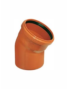 Sewage elbow PVC DN110/30^ 851 - 1