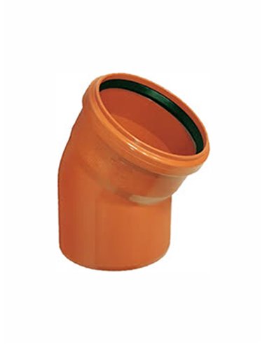 Sewage elbow PVC DN125/30^ 851 - 1