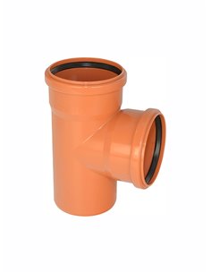 Sewage tee PVC DN200/160/87^ 852 - 1