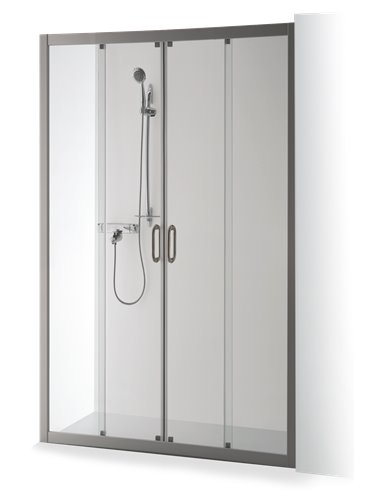 Baltijos Brasta dušas durvis 160 SVAJA PLUS caurspidīgs stikls - 1