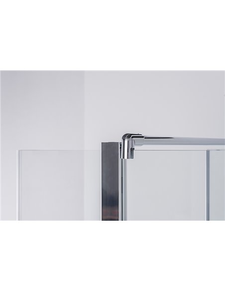Baltijos Brasta shower enclosure ERIKA 90x90 transparent glass - 5