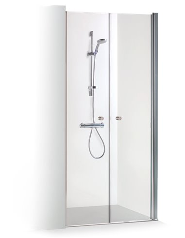 Baltijos Brasta dušas durvis GERDA 100 caurspidīgs stikls - 1