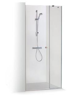 Baltijos Brasta dušas durvis RITA 90 caurspidīgs stikls - 1