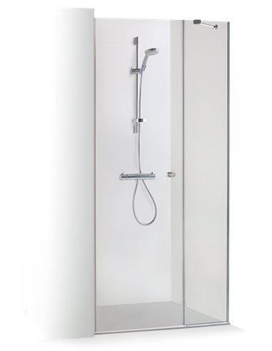 Baltijos Brasta dušas durvis RITA 120 caurspidīgs stikls - 1