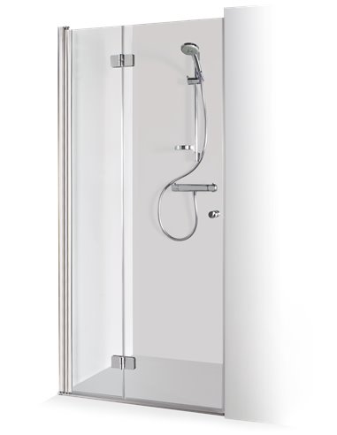Baltijos Brasta dušas durvis GODA 80 caurspidīgs stikls - 1