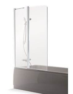 Baltijos Brasta bath wall MAJA PLUS 100 transparent glass - 1