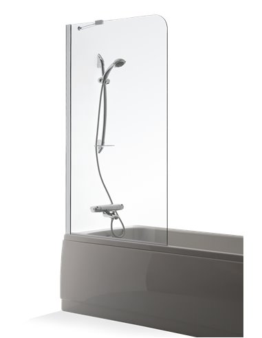 Baltijos Brasta стенка на ванную MIJA 100 прозрачное стекло - 1