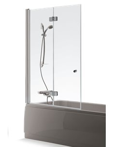 Baltijos Brasta стенка на ванную BERTA 90 прозрачное стекло - 1