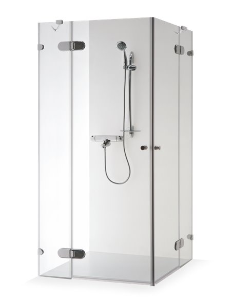 Baltijos Brasta shower enclosure LIEPA PLUS 80x80 transparent glass - 1