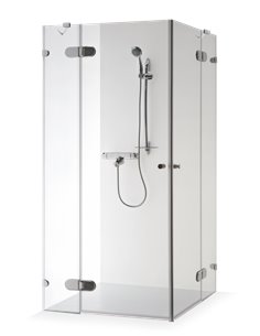 Baltijos Brasta shower enclosure LIEPA PLUS 90x90 transparent glass - 1