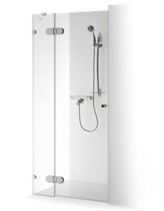 Baltijos Brasta dušas durvis IEVA PLUS 100 caurspidīgs stikls - 1
