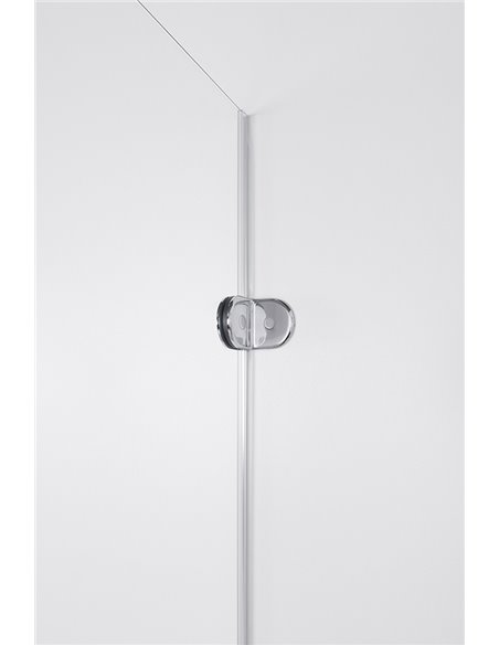 Baltijos Brasta shower wall DORA 80 transparent glass - 4