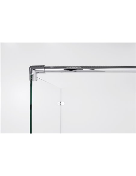 Baltijos Brasta shower wall DORA 100 transparent glass - 5