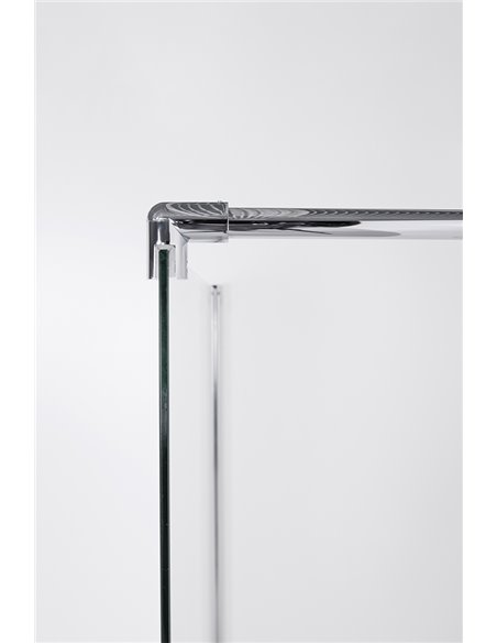 Baltijos Brasta shower wall EMA 100 transparent glass - 4