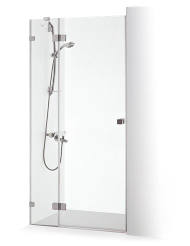 Baltijos Brasta dušas durvis GUNDA PLUS 110 caurspidīgs stikls - 1