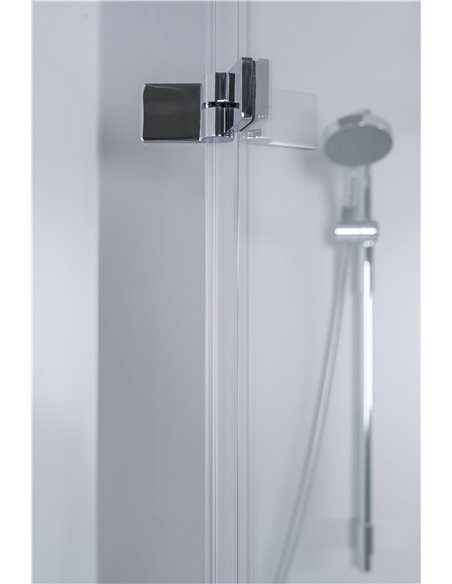 Baltijos Brasta shower enclosure NINA PLUS 80x80 transparent glass - 4
