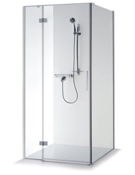 Baltijos Brasta shower enclosure NINA PLUS 90x90 transparent glass - 1