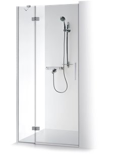 Baltijos Brasta dušas durvis TINA PLUS 80 caurspidīgs stikls - 1
