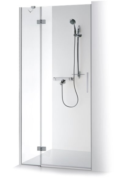 Baltijos Brasta dušas durvis TINA PLUS 80 caurspidīgs stikls - 1
