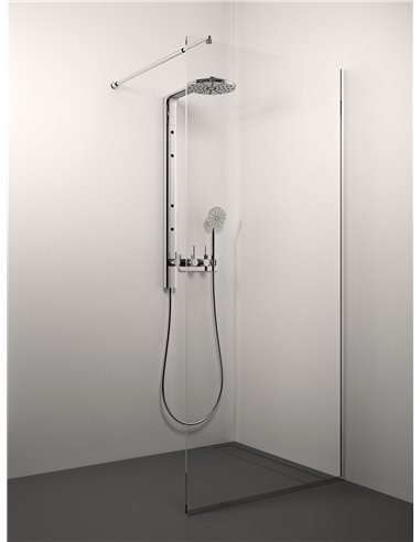 Stikla Serviss dušas siena CONFORTO 80x200 Caurspīdīga - 1