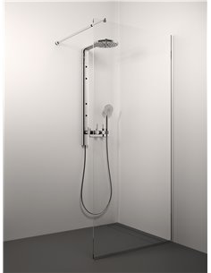 Stikla Serviss Shower wall CONFORTO 90x200 Clear - 1