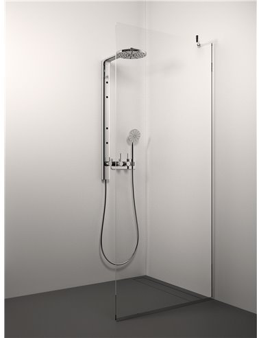 Stikla Serviss dušas siena CONFORTO COR 80x200 Caurspīdīga - 1