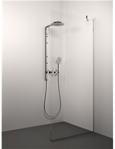 Stikla Serviss dušas siena CONFORTO COR 90x200 Caurspīdīga - 1