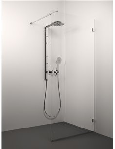 Stikla Serviss Shower wall SARA 60x200 Clear - 1