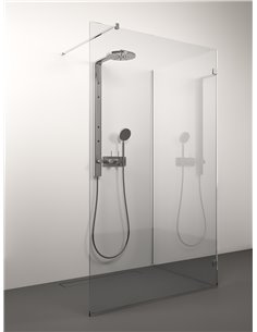 Stikla Serviss dušas siena TRE 90x90x200 Caurspīdīga - 1