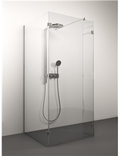 Stikla Serviss Shower wall QUATTRO 90x90x200 Clear - 1