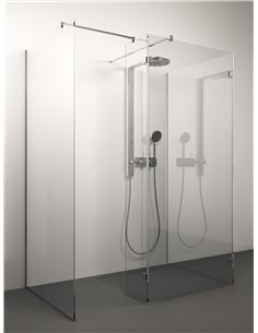 Stikla Serviss dušas siena SEI 140x80x200 Caurspīdīga - 1