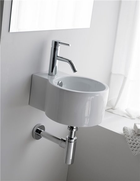 Bathco Round Countertop Washbasin JEREZ 335x280x155mm