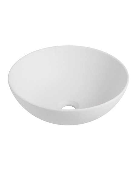 Bathco Round Porcelain Washbasin SICILIA 400x150mm