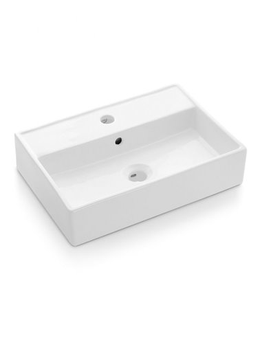 Bathco Rectangular Countertop Washbasin TURIN 500x350x120mm