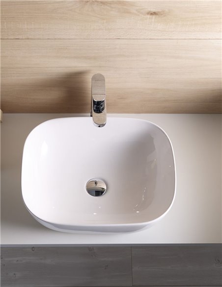 Bathco Porcelain Washbasin OLEA Rectangular 490x400x145mm